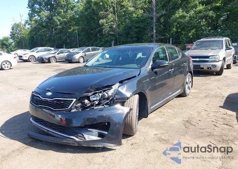 2013 Kia Optima Hybrid Ex из США, поврежденный, VIN KNAGM4AD2D5041554